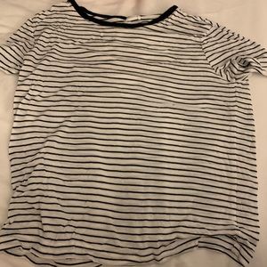 Stripped tee from garage